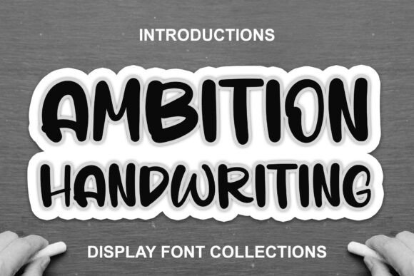 Ambition Handwriting Brings Playful Charm to Editorial Design