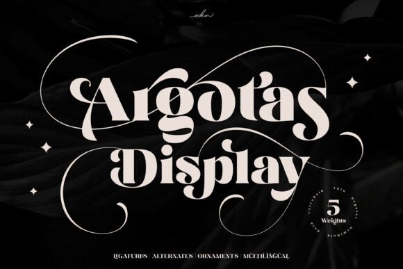 Argotas: A Display Font That Elevates Small Business Branding