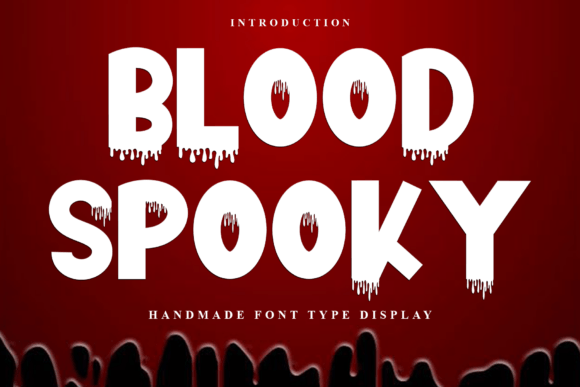 Blood Spooky Display Font Review for Designers
