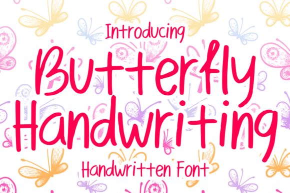 Butterfly Handwriting: A Skinny Handwritten Font for Campaign Design