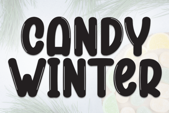 Candy Winter: A Bold Display Font for Digital Brand Projects