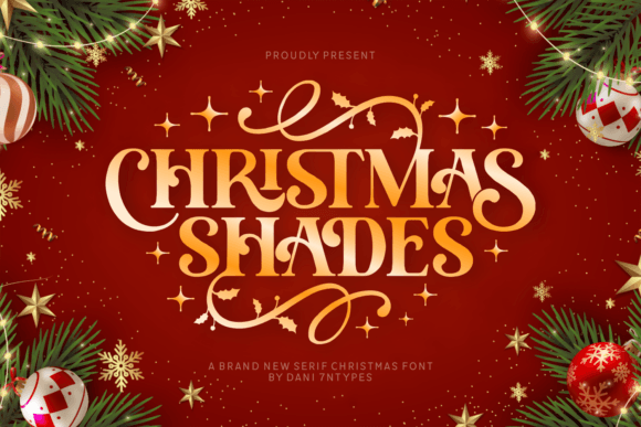 Christmas Shades for Elegant Holiday Campaign Fonts