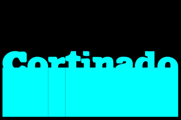 Cortinado: A Display Font with a Mixed Personality for Editorial Design