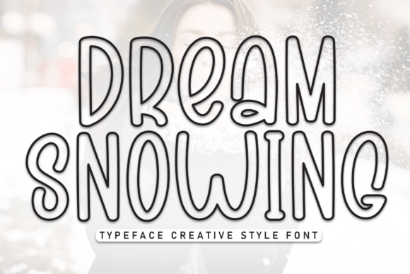 Dream Snowing: A Handwritten Display Font for Elegant Branding