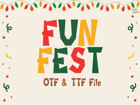 Funfest: A Playful Font That Sharpens Your Brand Identity