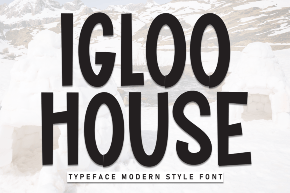 Igloo House: A Handwritten Display Font for Editorial Storytelling