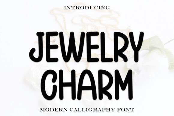 Jewelry Charm: A Playful Handwritten Display Font for Digital Marketing