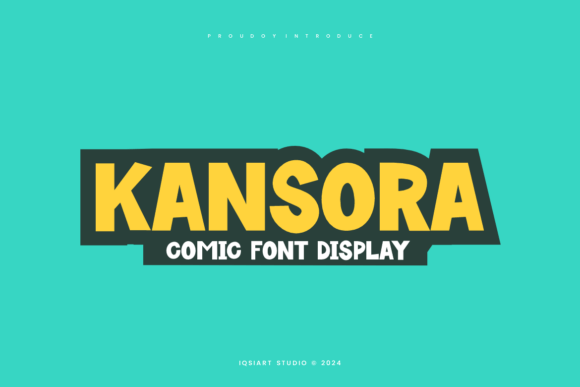 Kansora Display Font for Handmade Product Designs