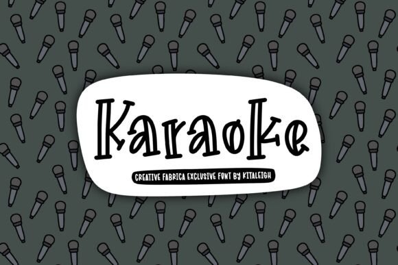 Karaoke Font: A Bold Display Typeface for Engaging Content