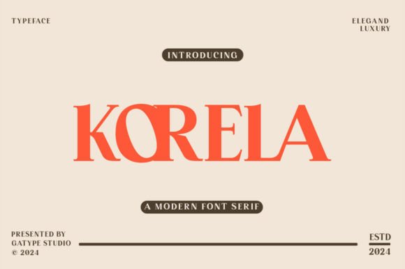 Korela: The Versatile Serif Font for Handmade Products