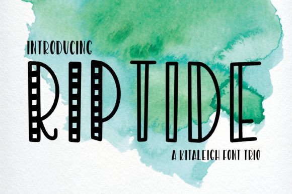 Rip Tide Font Trio for Scroll-Stopping Campaign Graphics