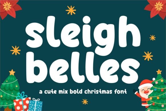 Sleigh Belles: A Cheerful Display Font for Holiday Projects
