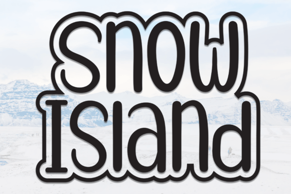 Snow Island: A Handwritten Display Font for Whimsical Branding
