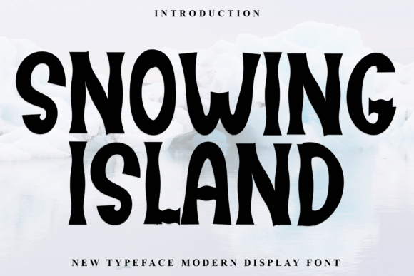 Snowing Island: A Warm Display Font for Small Business Branding