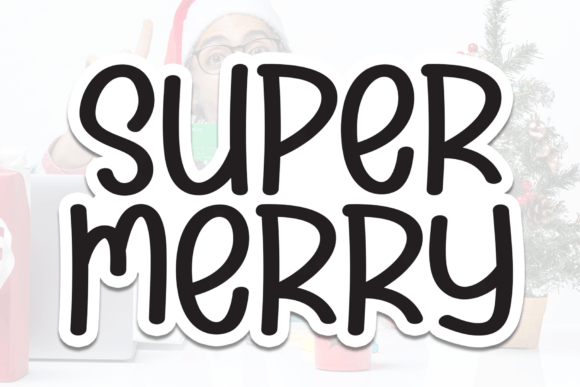 Super Merry Display Typeface for Social Media and Brand Campaigns