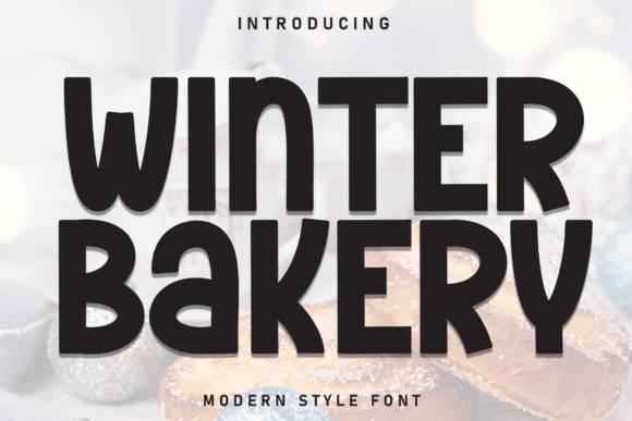 Winter Bakery Display Font Review for Brand Designers