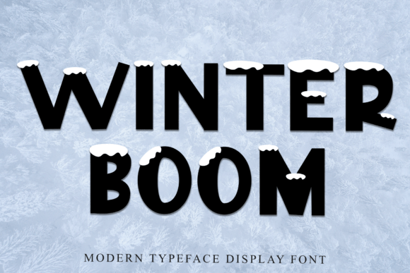 Winter Boom: A Casual Display Font for Warm Branding