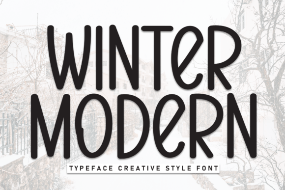 Winter Modern: A Handwritten Display Font for Polished Branding