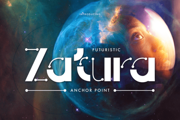 Zatura Display Font for Editorial Design and Publication Branding